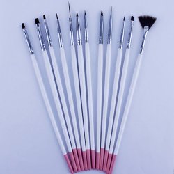 EYX Formula 12pcs/Set Nail Art Paint Dot Draw Pen Brush For UV Gel DIY Decoration Tools