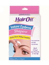 Hair off hair remover instant eyebrow shapers – 18 ea