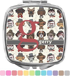 Hipster Dogs Compact Makeup Mirror
