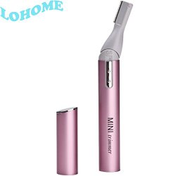 LOHOME(TM) Pink Portable Electric Lady Shaver Eyebrow Shaper Trimmer Hair Remover Removal Safety Beauty Knife