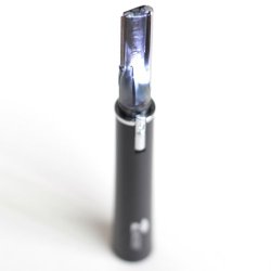 Professional Face, Nose, and Body Hair Trimmer with Super Bright LED Light by ToiletTree Products. Backed by a Lifetime Guarantee (Black)