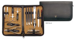 THREE SWORDS – Exclusive 16-Piece MANICURE – PEDICURE – GROOMING – NAIL CARE set / kit / case – Made in Solingen / Germany (921000)