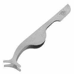 Women Stainless Steel Extension Eyelash Applicator Tool Fish Tail Clip
