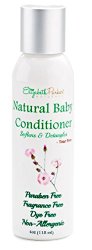 Baby Conditioner – Detangles and Softens Hair with Natural and Organic Ingredients – Relieves Scalp Conditions (Cradle Cap, Dermatitis, Eczema, Dandruff, etc) 4ounce