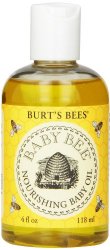 Burt’s Bees Baby Bee Nourishing Baby Oil, 4 Fluid Ounce Bottle