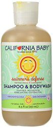 California Baby Shampoo & Body Wash – Swimmer’s Defense, 8.5 Ounce
