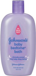 Johnson’s Baby Bedtime Bath, 15 Ounce (Pack of 6)