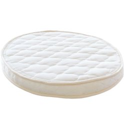 Lifekind Certified Organic Natural Rubber Oval Bassinet Mattress (23 X 29 X 2.5 Inches) – Fits Stokke Sleepi Mini
