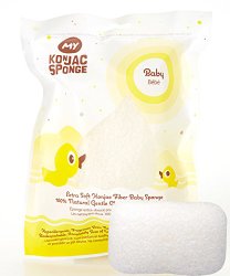 MY Konjac Sponge All Natural Fiber Baby Bath Sponge