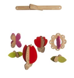 Petit Collage Bamboo Deluxe Mobile – Flower