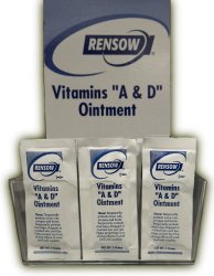 Rensow Super Vitamins A & D Ointment – 144 Foil Packets – 5 Grams/ea.