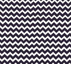 SheetWorld Fitted Cradle Sheet – Navy Chevron Zigzag – Made In USA