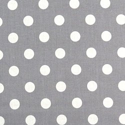 SheetWorld Fitted Cradle Sheet – Polka Dots Grey – Made In USA