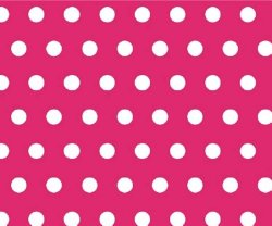 SheetWorld Fitted Oval (Stokke Mini) – Polka Dots Hot Pink – Made In USA