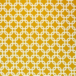 SheetWorld Round Crib Sheets – Mustard Yellow Links – Made In USA