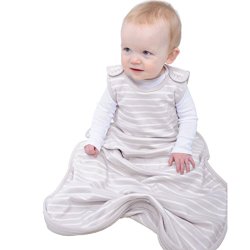Woolino 4 Season Baby Sleep Bag, Merino Wool Sleep Sack, 2m – 2yrs, Dream (Lilac Gray)