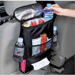 Autoark AK-002 Car Seat Back Organizer, Multi-Pocket Travel Storage Bag(Heat-Preservation)