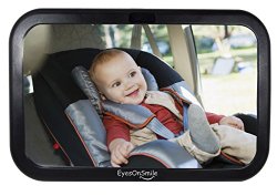 Baby Car Mirror EyesOnSmile® Original with Lifetime Guarantee