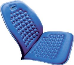 BLUE Bubble Magnetic Portable Travel Wedge Seat Cushion