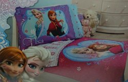 Disney Frozen Elsa & Anna 4pc Toddler Bedding Set