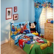Disney Mickey Mouse Playground Pals 4-piece Toddler Bedding Set