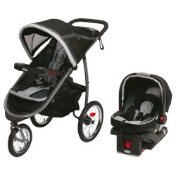 Graco FastAction Fold Jogger Click Connect Travel System, Gotham (Discontinued by Manufacturer)
