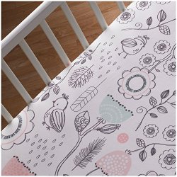 Lolli Living Sparrow Fitted Sheet, Sparrow Print
