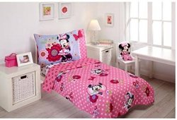 Minnie Mouse Bow Power 4-piece Toddler Bedding Set