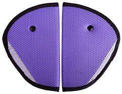 Pinksee Baby Kids Car Safety Cover Strap Adjuster Pad Harness Children Seat Belt Clip Pack of 2 (Purple)