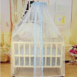 Soft Breathable Baby Mosquito Net Baby Toddler Bed Crib Canopy Netting