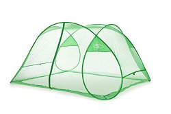 SpeedTent Portable Foldable Mosquito Net Tent Insect protection nets Anti-Bug Net 3~4 Person net tents DarkGreen