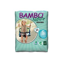 Abena Bambo Nature Premium Baby Diapers, Training Pant , Size 5, 20 Count