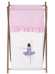 Baby and Kids Clothes Laundry Hamper for Sweet Jojo Designs for Ballet Dancer Ballerina Bedding