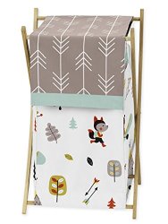 Baby/Kids Clothes Laundry Hamper for Outdoor Adventure Nature Fox Bear Animals Boys Bedding