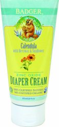 Badger Balm Baby Zinc Oxide Diaper Cream- 2.9 oz