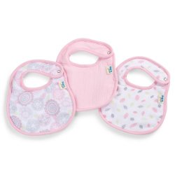 Born Free Soft Clean Bibs, Moroccan Floral, 3-Pack