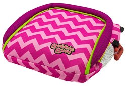 BubbleBum Inflatable Booster Seat, Pink/Chevron