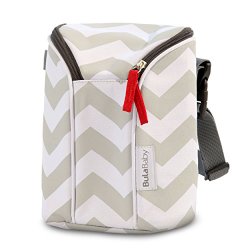 Bula Baby Insulated 2 Bottle Tote Bags – Keep Baby Bottles Warm or Cool – Chevron