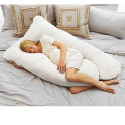 Coolmax Pregnancy Pillow, White