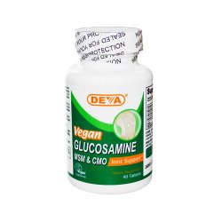 Deva Vegan Glucosamine MSM and CMO – 90 Tablets