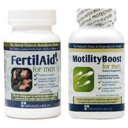 FertilAid for Men and MotilityBoost – 1 Month Supply