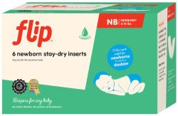 Flip Stay-Dry Inserts – Newborn – 6ct