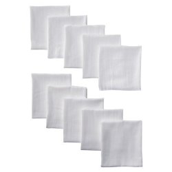 Gerber 10-Pack Cloth Diaper Prefold Premium 6-ply with absorbent padding