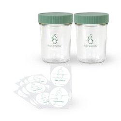 Glass Snack Pack Storage Containers by Sage Spoonfuls