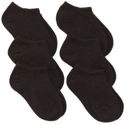 Jefferies Socks Little Boys’ Seamless Boy Capri Liner Socks 6 Pair Pack, Black, Toddler