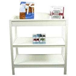 Just One Year Changing Table (White Finish)