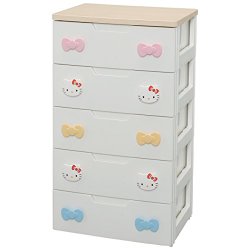 Kids drawers Hello Kitty 56cm width 5 drawers