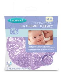Lansinoh TheraPearl 3-in-1 Breast Therapy, 1 Count