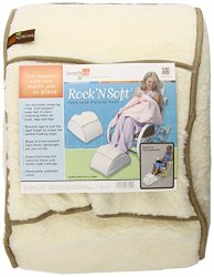 Leachco Rock N Soft Cushioned Nursing Stool, Ivory