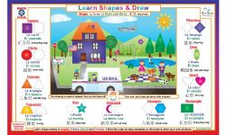 Learn Shapes and Draw Placemat